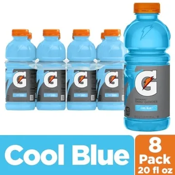 Gatorade Cool Blue Thirst Quencher 20oz, 8 Pack