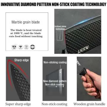 Wiztoynia 6-Piece Kitchen Knife Set | Sharp & Ergonomic Design