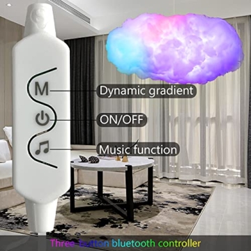 3D Big Cloud Lightning Light Kit for Home Decoration