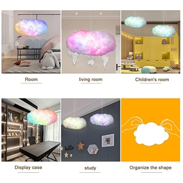 3D Big Cloud Lightning Light Kit for Home Decoration