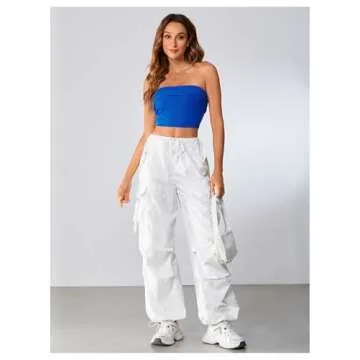 Stylish SOLY HUX Women's Ribbed Knit Tube Top