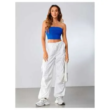 Stylish SOLY HUX Women's Ribbed Knit Tube Top