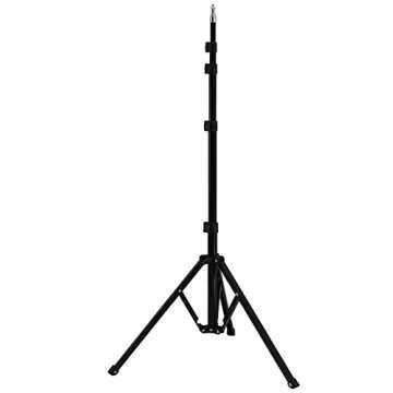 WELLMAKING Light Stand, 72 inches led Light Stand Reverse Folding Light Tripod for Photography, Portable Light Tripod, Reflector Stand Suitable for Streaming, vlog, YouTube