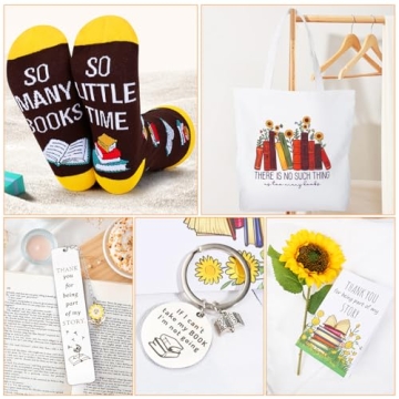 12PCS Gifts for Book Lovers-Book Lovers Gifts for Women, Bookish Gifts for Readers, Librarians, Bookworms, Mothers Day, Birthday Christmas Gifts for Book Reading Lovers Women, Book Themed Gifts