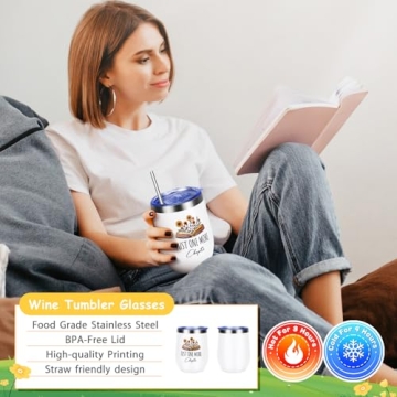 12PCS Gifts for Book Lovers-Book Lovers Gifts for Women, Bookish Gifts for Readers, Librarians, Bookworms, Mothers Day, Birthday Christmas Gifts for Book Reading Lovers Women, Book Themed Gifts