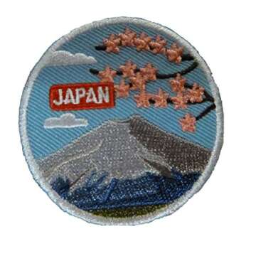 Japan Mount Fuji Trip Travel Iron On Embroidered Patch for Your Adventures
