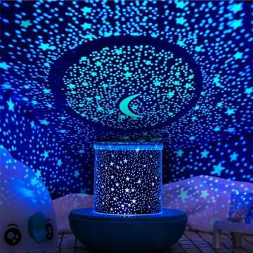 WINICE LED Star Projector - Remote Control & Timer