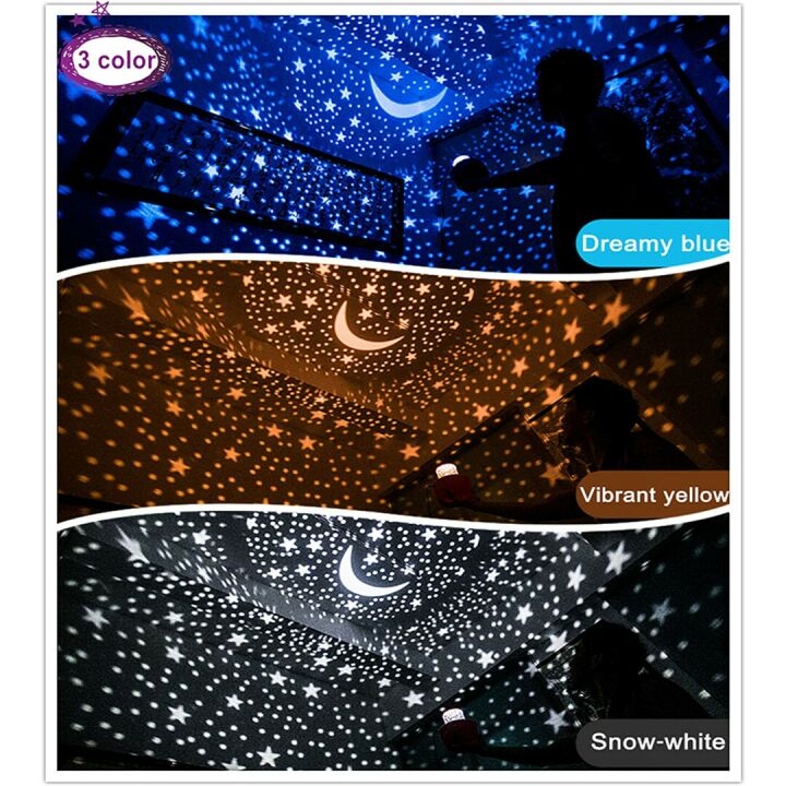 WINICE LED Star Projector - Remote Control & Timer