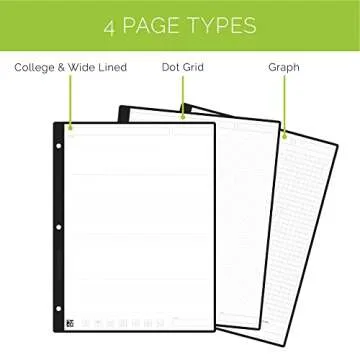 Eco-Friendly Rocketbook Filler Paper Pack for Easy Note-Taking
