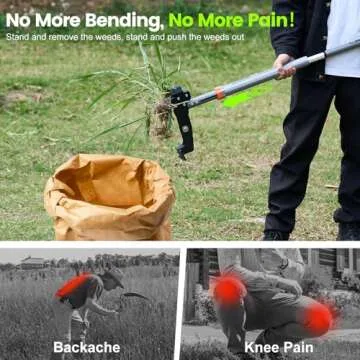 SOOTFRO Weed Puller Tool with Adjustable Handle and Ejector