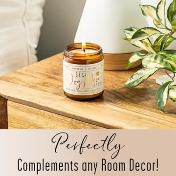 Best Dog Mom Ever Soy Candle | Eco-Friendly Gift for Dog Lovers