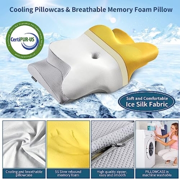 Cervical Neck Pillow - Comfort & Support for Sleepers
