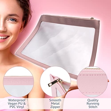 Nanshy Clear Pouches for Organization and Travel Needs