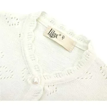Lilax Baby Girls' Heart Cardigan - Stylish & Cozy Sweater