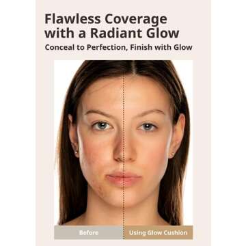 MISSHA Glow Cushion No.27 Honey Beige for Tanned Skin Radiant & Moisturizing Skin with Buildable Coverage