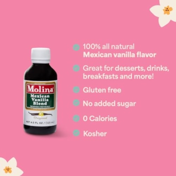 Molina Mexican Natural Vanilla 4 Pack, 16 Fl Oz