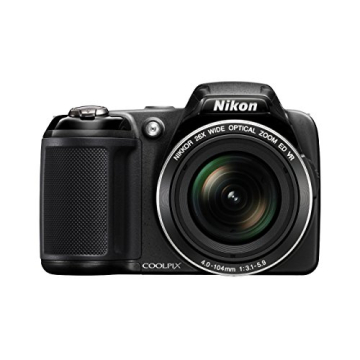 Nikon COOLPIX L810 16.1 MP Digital Camera with 26x Zoom NIKKOR ED Glass Lens and 3-inch LCD (Black) ...