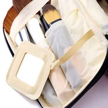 UBMSA Makeup Bag - Stylish Multifunctional Cosmetic Organizer for Travel