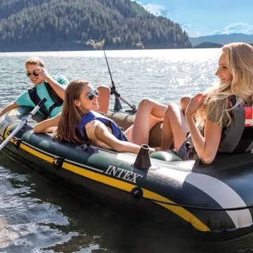 Intex Seahawk 3 Inflatable Boat Set for Family Fun