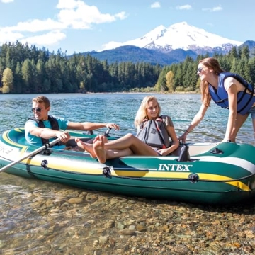 Intex Seahawk 3 Inflatable Boat Set for Family Fun