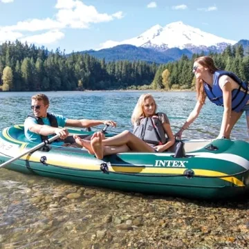 Intex Seahawk 3 Inflatable Boat Set for Family Fun