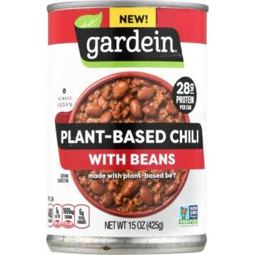 Gardein Plant-based Chili With Beans, Vegan, 15 oz