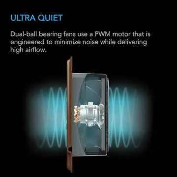 AC Infinity AIRTAP T4 Bronze, Register Booster Fan for 4” x 12” Register Holes, Improves Heating & Cooling Vents, Quiet 10-Speeds, Bluetooth App Control Data Alerts