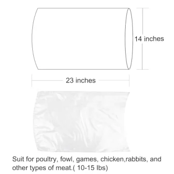 Durable Turkey Shrink Bags for Poultry Preservation