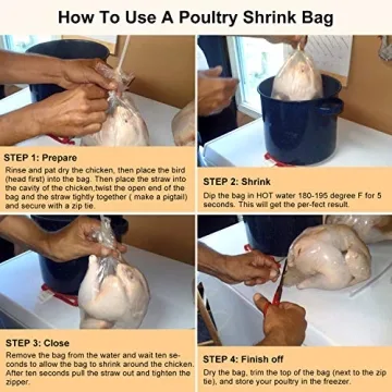 Durable Turkey Shrink Bags for Poultry Preservation