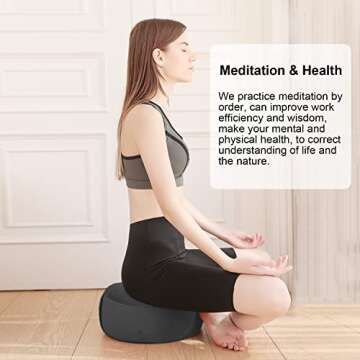 TokSay Buckwheat Meditation Cushion - Comfort & Support