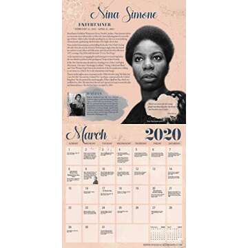 Phenomenal African American Woman Past & Present 2020 Calendar