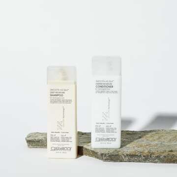 GIOVANNI Smooth as Silk Conditioner Conditioner, Moisture Hair Conditioner for Women & Men, Moisturizing with Natural Ingredients for Damaged Hair, Sulfate Free - 24 Fl Oz (Pack of 1)