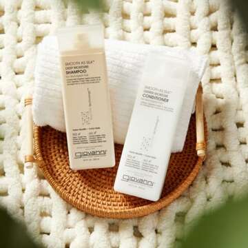 GIOVANNI Smooth as Silk Conditioner Conditioner, Moisture Hair Conditioner for Women & Men, Moisturizing with Natural Ingredients for Damaged Hair, Sulfate Free - 24 Fl Oz (Pack of 1)