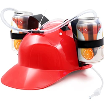Drinking Helmet with Straw for Beer & Soda Fun