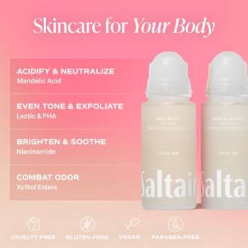 Saltair Serum Deodorant 2 Pack for Lasting Freshness