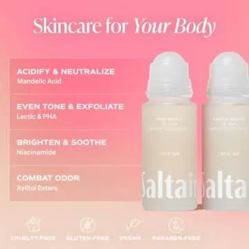 Saltair Serum Deodorant 2 Pack for Lasting Freshness