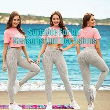 AIMILIA Butt Lifting Leggings for Women Fitness & Fashion