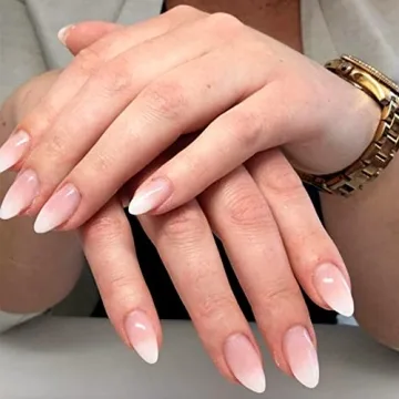 YOSOMK Gradient Nude Press on Nails for Effortless Glamour