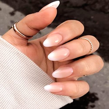 YOSOMK Gradient Nude Press on Nails for Effortless Glamour