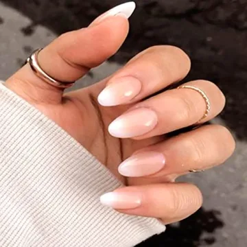 YOSOMK Gradient Nude Press on Nails for Effortless Glamour