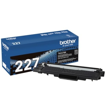 Brother Genuine TN-227BK High Yield Black Toner Cartridge - Replacement Page Yield Up to 3,000 Pages...