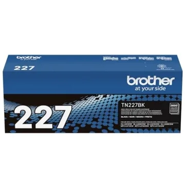 Brother TN-227BK High Yield Toner Cartridge - 3,000 Pages
