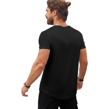 Mancozy Hip-Hop Men's Stylish Short-Sleeved Tee