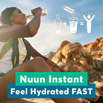 Nuun Instant Electrolyte Powder Packets for Rapid Hydration, Strawberry Lemonade, 5 Essential Electrolytes for Hydration, Easy Open Drink Mix with Magnesium, Vegan, Non-GMO, (16 Servings)