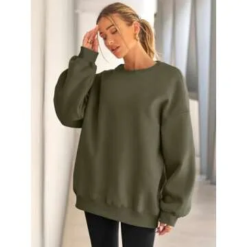 EFAN Women’s Oversized Sweatshirt - Cozy Pullover for Fall