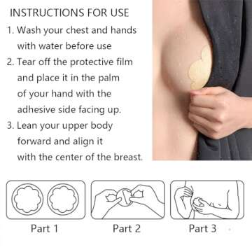 30 Nipple Covers for Discreet Coverage and Comfort