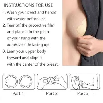 30 Nipple Covers for Discreet Coverage and Comfort