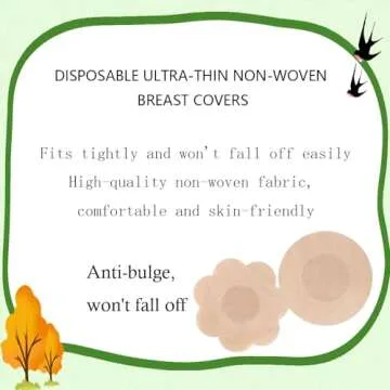 30 Nipple Covers for Discreet Coverage and Comfort