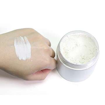 Pearl Silver White Mica Powder for Epoxy Resin 3.5 oz /100g Powdered Pigment for Soap Colorant Bath ...