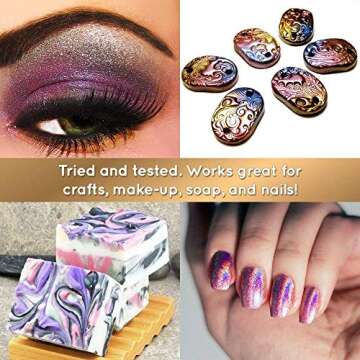 Pearl Silver White Mica Powder for Crafts and Cosmetics